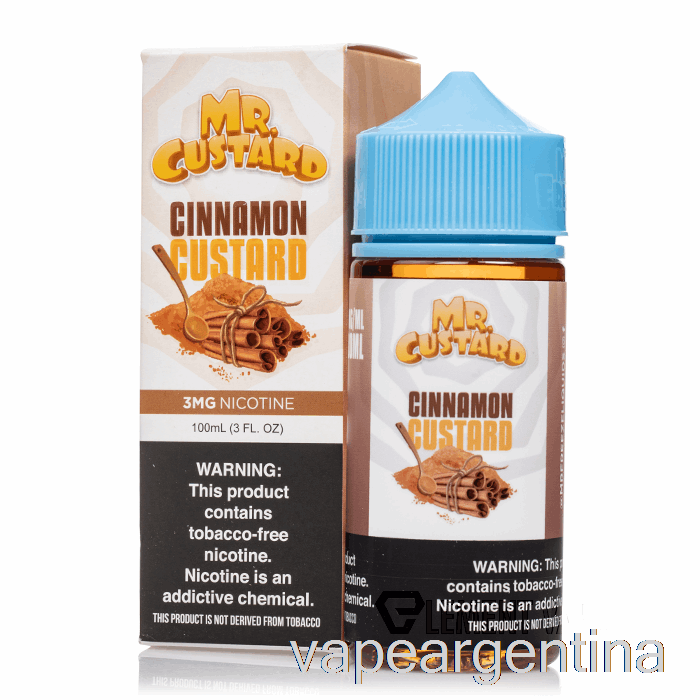 Natillas De Canela - Mr Custard - 100ml 6mg Vape Descartable